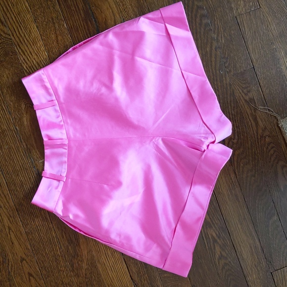 The Bar Dylan Shorts Bubblegum Pink Silk - Picture 5 of 9